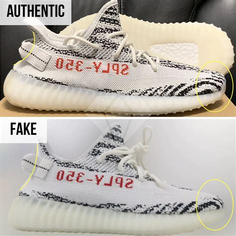 yeezy shoes real v fake|how to spot false yeezys.